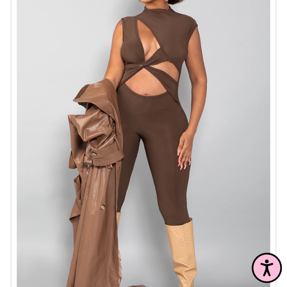 Chocolate jumpsuit